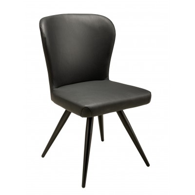 Amelie Swivel Dining Chair DC402 (Black)